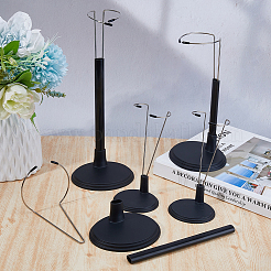 12 Sets 3 Styles Plastic with Iron Doll Support for Models&nbsp;ODIS-FH0001-18