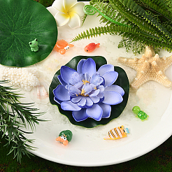 Artificial EVA Foam Lotus Leaf & Flower&nbsp;AJEW-SP0003-26B