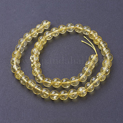 Synthetic Citrine Beads Strands&nbsp;G-C076-8mm-6A