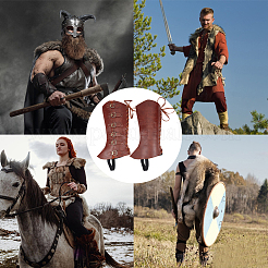 Imitation Leather & Iron Boot Cover&nbsp;AJEW-WH20005-20A