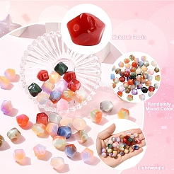 50Pcs Resin Beads&nbsp;RESI-YW0006-29