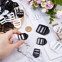 100Pcs 6 Styles POM Plastic Ladder Lock Slider Buckles&nbsp;FIND-FH0016-64