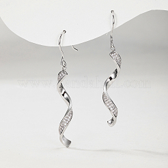 925 Sterling Silver Pave Moissanite Dangle Earrings for Women&nbsp;UU0527