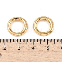SHEGRACE Brass Spring Gate Rings&nbsp;XGR0009G-10G