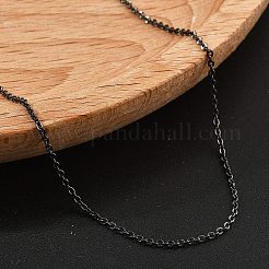 Brass Rolo Chains Necklaces for Women&nbsp;NJEW-D302-45B
