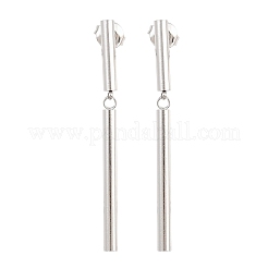 304 Stainless Steel Stud Dangle Earrings&nbsp;EJEW-E617-07P