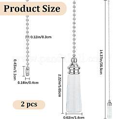 Glass Celling Fan Pull Chain Extender&nbsp;AJEW-WH0010-96