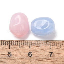 Two-Tone Imitation Gemstone Acrylic Beads&nbsp;AC-CBA7B05-12