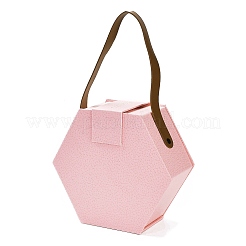 Valentine's Day Hexagon Cardboard Gift Boxes&nbsp;LS-CON-M010-01B