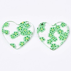 Transparent Clear Cellulose Acetate(Resin) Pendants&nbsp;LS-KY-T040-56A