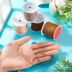 4 Rolls 4 Colors Round Metallic Cord&nbsp;MCOR-TA0001-01B
