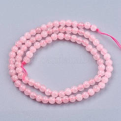 Natural Rose Quartz Bead Strands&nbsp;G-R193-13-4mm