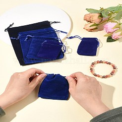 30Pcs Rectangle Velvet Pouches&nbsp;TP-FS0001-02C