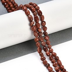 Synthetic Goldstone Beads Strands&nbsp;G-P497-01B-22