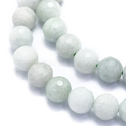 Natural Myanmar Jade/Burmese Jade Beads Strands&nbsp;G-K310-A27-8mm