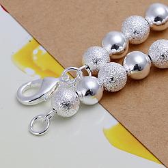 8mm Brass Ball Chain Bracelets for Women&nbsp;BJEW-BB12486