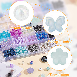 451Pcs 24 Styles Acrylic Beads&nbsp;OACR-HY0001-13