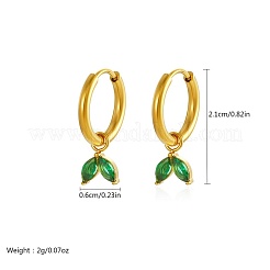 304 Stainless Steel Hoop Earrings&nbsp;LS-AY4063-1