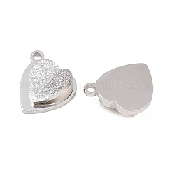 Valentine's Day 304 Stainless Steel Charms&nbsp;SA-H001-03P
