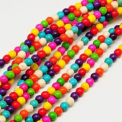 Synthetic Turquoise Beads Strands&nbsp;TURQ-G106-10mm-02