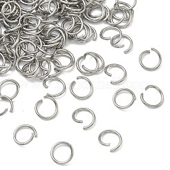 Tarnish Resistant 304 Stainless Steel Open Jump Rings&nbsp;STAS-E066-08-10mm