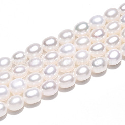 Natural Cultured Freshwater Pearl Beads Strands&nbsp;PEAR-N012-05-2A-01