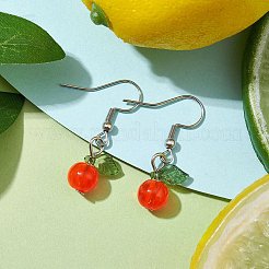 Acrylic Dangle Earrings&nbsp;EJEW-JE05750-02