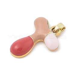 Alloy Enamel Pendants&nbsp;ENAM-S023-01G-T