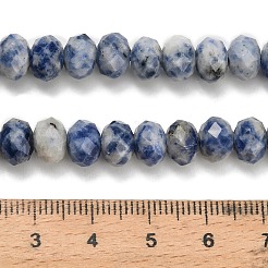 Natural Blue Spot Jasper Beads Strands&nbsp;G-Z111-A32