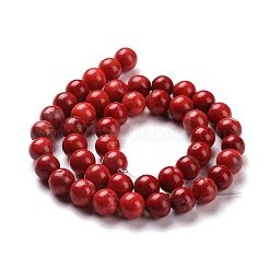 Natural Howlite Beads&nbsp;G-G904-8mm-03