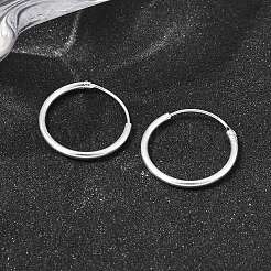 Brass Hoop Earrings&nbsp;EJEW-G474-01S-03