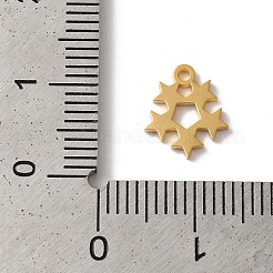 PVD Vacuum Plating 304 Stainless Steel Charms&nbsp;STAS-L081-026G
