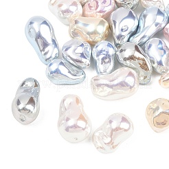 Electroplated Glass Imitation Pearl Beads&nbsp;GLAA-A044-06