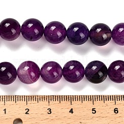 Dyed Natural Agate Beads Strands&nbsp;G-G203-10B-10mm