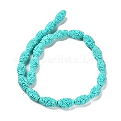 Synthetic Coral Carved Beads&nbsp;CORA-D034-02B