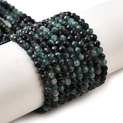 Natural Blue Tourmaline Beads Strands&nbsp;G-G259-D10-3mm