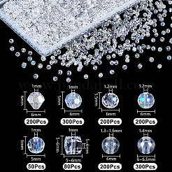 1530Pcs 8 Styles Electroplate Glass Beads Sets&nbsp;EGLA-GA0001-39