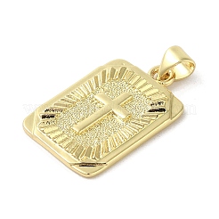 Rack Plating Brass Pendants&nbsp;KK-C052-13G