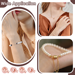 60Pcs Brass Crimp Beads&nbsp;KK-PH0013-83
