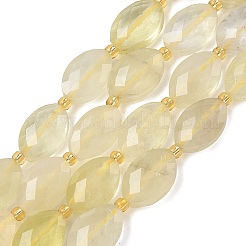 Natural Lemon Quartz(Heated)  Beads Strands&nbsp;G-A295-A11-01