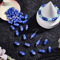 40Pcs Handmade Porcelain Ceramic Beads&nbsp;PORC-LT0001-07
