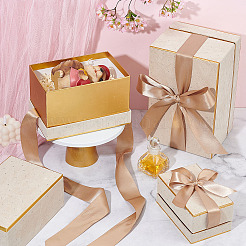 3Pcs 3 Styles Cardboard Paper Gift Boxes with Velvet Lid and Ribbon&nbsp;AJEW-BC0010-03B