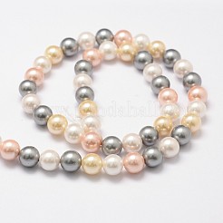Shell Pearl Bead Strands&nbsp;LS-BSHE-L017-17