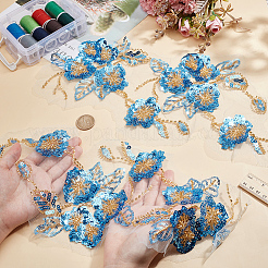 2Pcs Computerized Embroidery Polyester Ornament Accessories&nbsp;DIY-MA0006-68