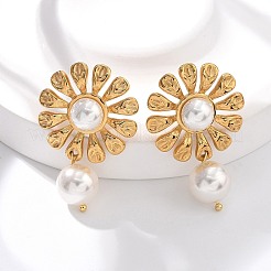 304 Stainless Steel Stud Earrings&nbsp;EJEW-Z084-09G