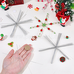 30Pcs Christmas Snowflake Iron Wire Forms&nbsp;IFIN-SC0001-98B