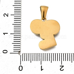 304 Stainless Steel Pendants&nbsp;STAS-K297-01G-E