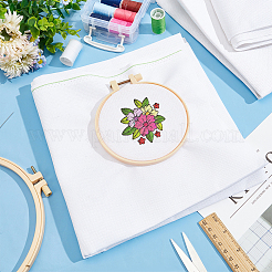 18CT Cotton Cross-stitch Fabric&nbsp;DIY-WH0021-13C