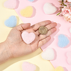 40Pcs 4 Colors Wool & Cloth Ornament Accessories&nbsp;DIY-SC0032-29
