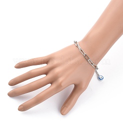 Iron Paperclip Chain Bracelets&nbsp;BJEW-JB0544-03